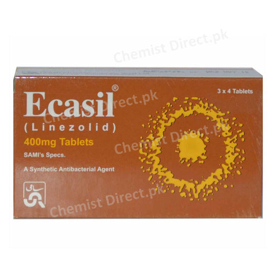 Ecasil Tablet 400mg Linezolid Anti-Bacterial Smai Pharmaceuticals