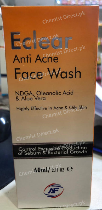 Eclear Anti Acne Face Wash 60Ml