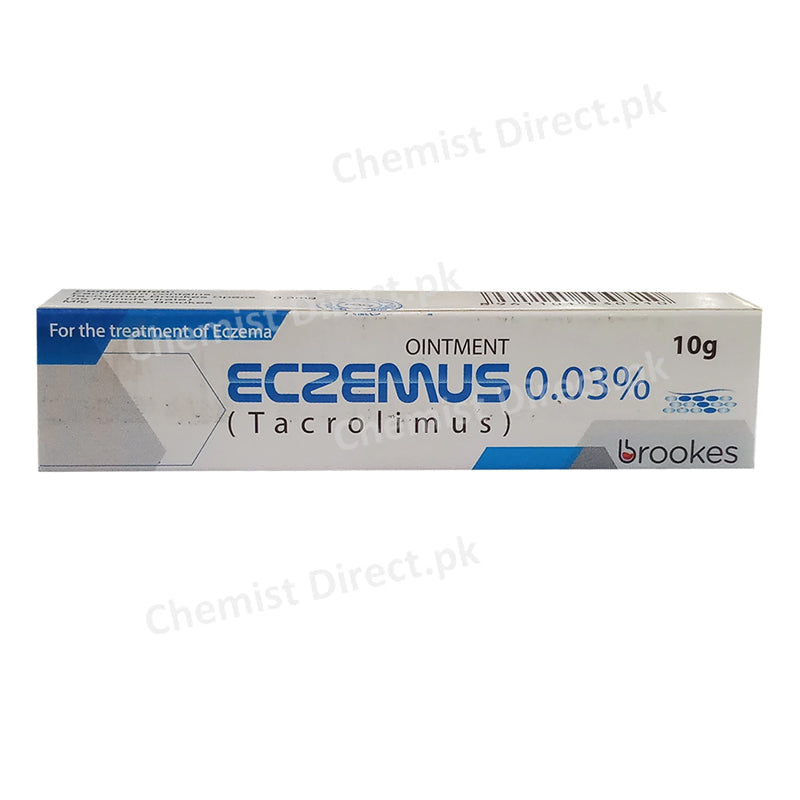 Eczemus Ointment 0.03% 10gram Anti-Eczema Tacrolimu Brookes Pharmaceuticals Lab
