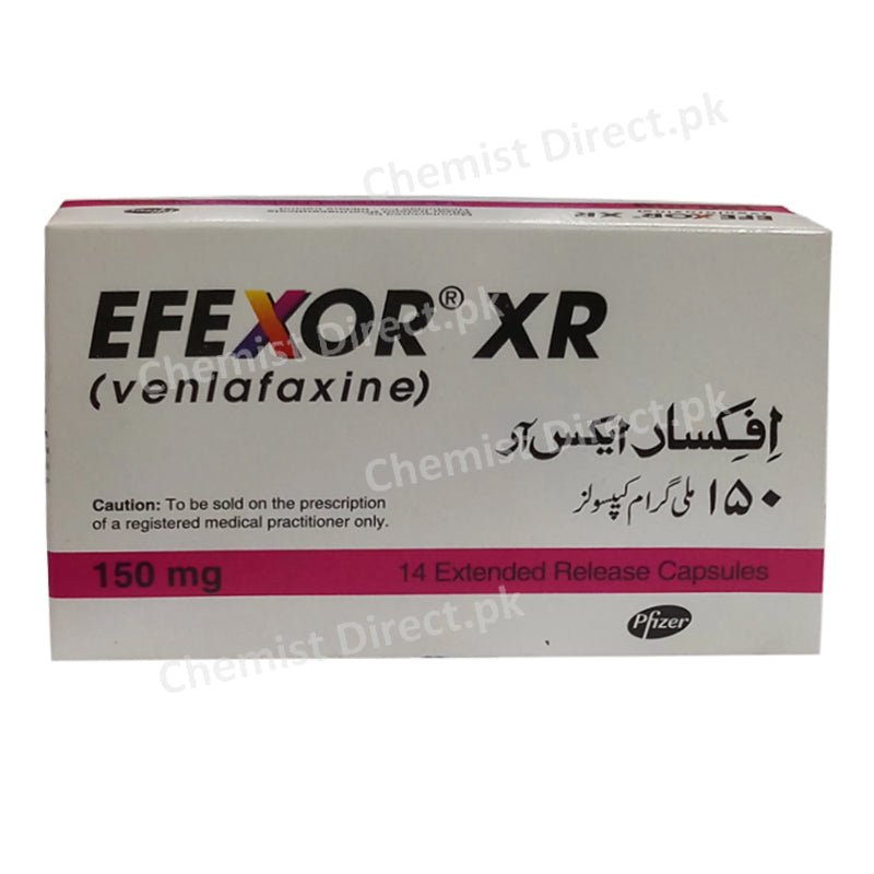 Efexor XR Capsule 150mg Anti-Depressant Venlafaxine Wyeth Pakistan