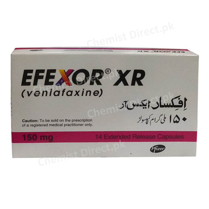 Efexor XR Capsule 150mg Anti-Depressant Venlafaxine Wyeth Pakistan