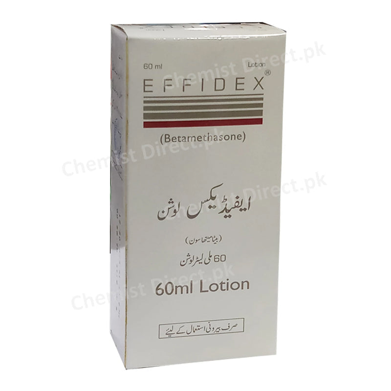 Effidex Lotion 0.05% 60ml Betamethasone Dipropionate Corticosteroids Pharma Health Pakistan