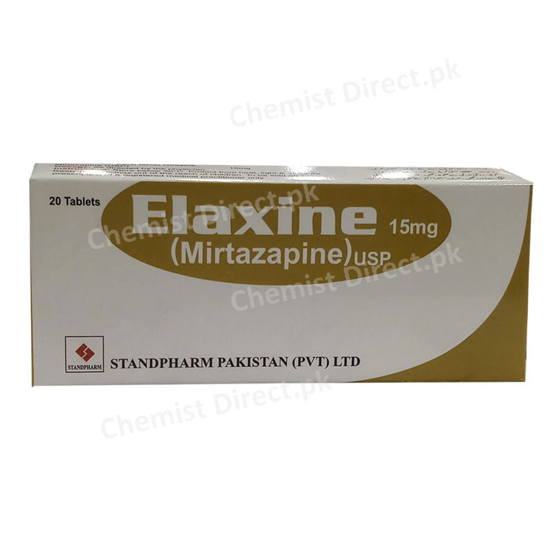 Elaxine 15mg Tab Standpharm Pvt Ltd Anti Depressant Mirtazapine