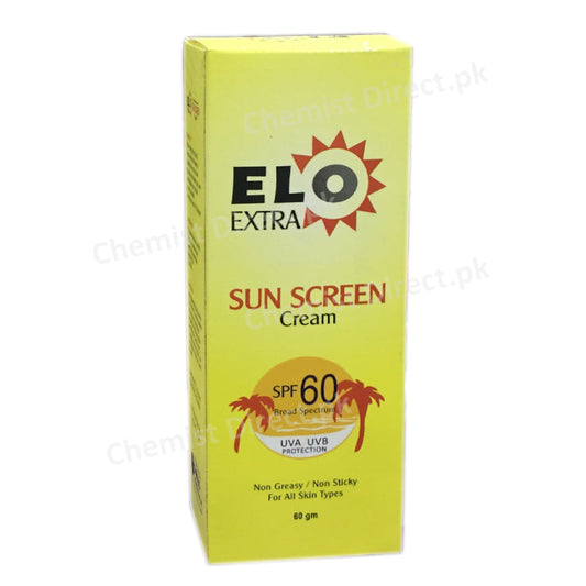 Elo Extra Sun Screen Cream Spf 60 60gm LEO Pharma 078 falcon 01