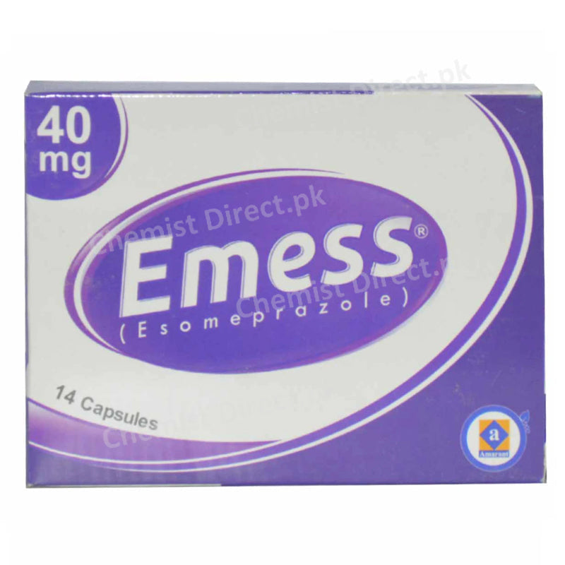 Emessm 40mg Tab Tablet Amarant Pharmaceuticals Pvt Ltd Anti Ulcerant Esomeprazole