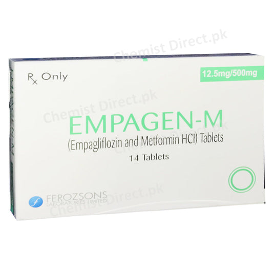 Empagen-M 12.5Mg/500Mg Tablet Medicine