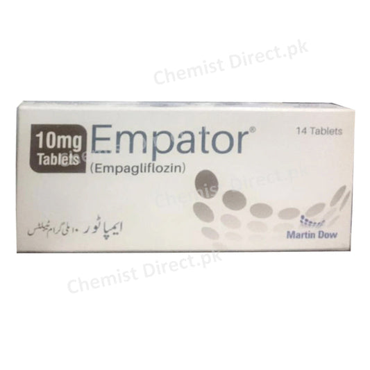 Empator 10mg Tablet Empagliflozin Martin Dow Laboratories