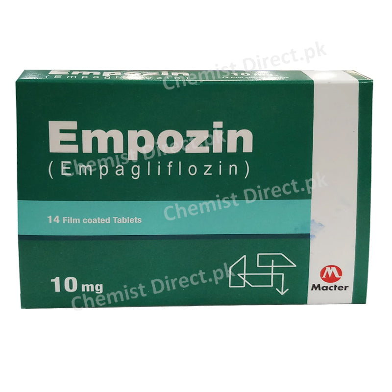 Empozin 10mg Tablet Empagliflozin Macter International