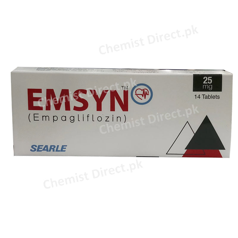 Emsyn 25mg Tablet Searle Pharma Empagliflozin