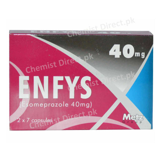 Enfys 40mg Capsule Metz Pharma Esomeprazole