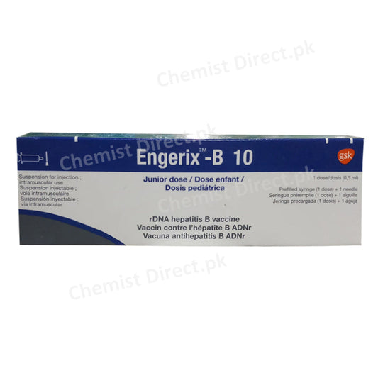 Engerix-B Injection 10mcg Glaxosmithkline Hepatitis-B Vaccine