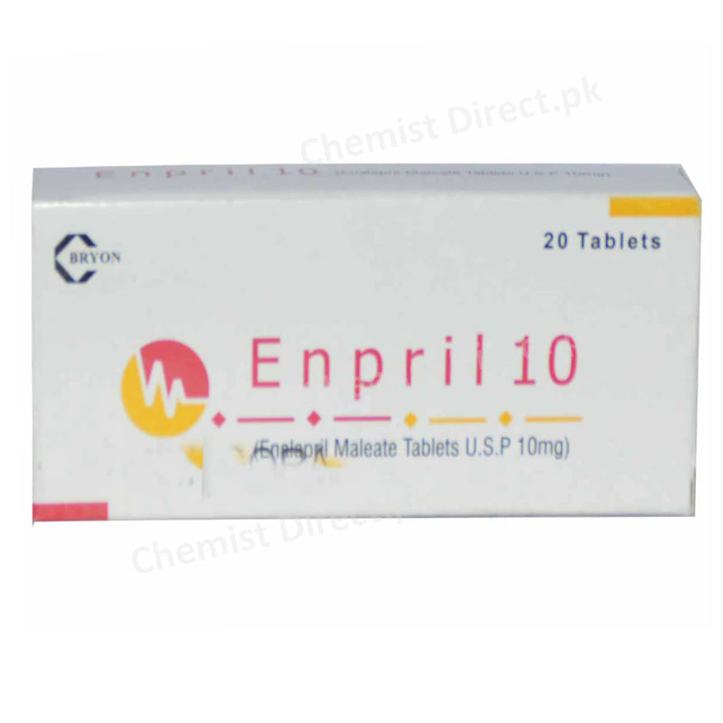 Enpril 10mg Tab Tablet Bryon Pharmaceuticals Pvt Ltd Anti Hypertensive Enalapril Maleate