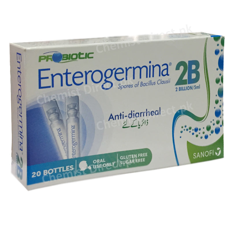 Enterogermina Oral Drops 5ml Sanofi Aventis Intestinal Disorders Bacillus Clausii