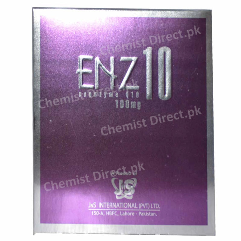 ENZ 10 100mg Cap Capsule Mass Pharma Antioxidant Coenzyme Q 10