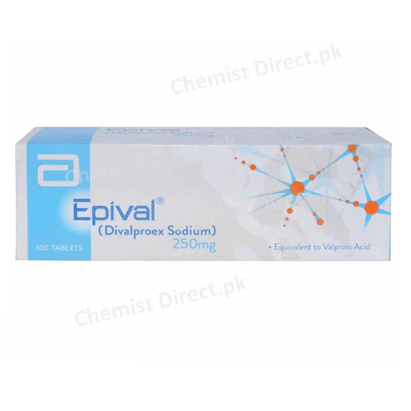 Epival 250mg Tablet Anti-Epileptic Divalproex Sodium Abbott Laboratories