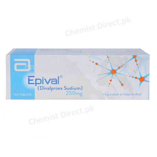 Epival 250mg Tablet Anti-Epileptic Divalproex Sodium Abbott Laboratories