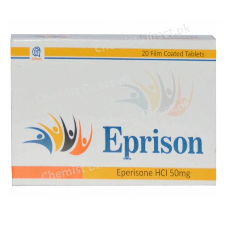 Eprison 50mg Tablet Gillman Pharmaceuticals Eperisone
