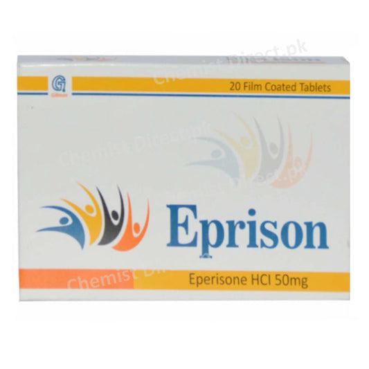 Eprison 50mg Tablet Gillman Pharmaceuticals Eperisone