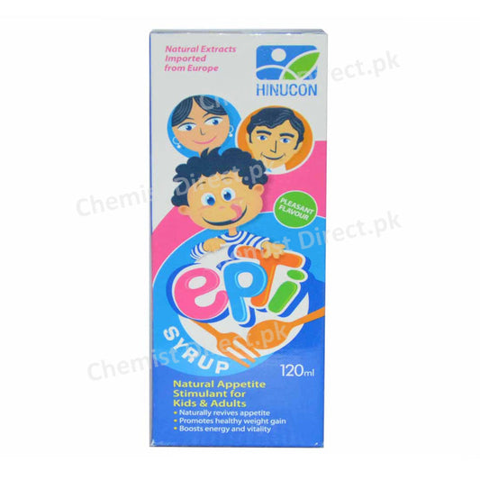 Epti Syrup 120ml Hinucon Pharma Pleasant Flavour