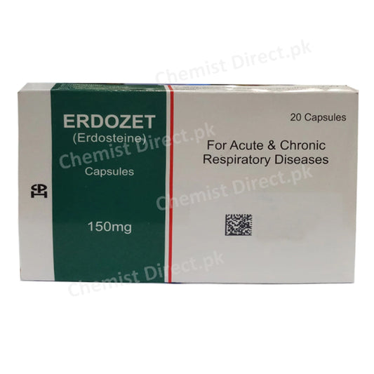 Erdozet Capsule 150mg Asian Continental Pharma Erdosteine