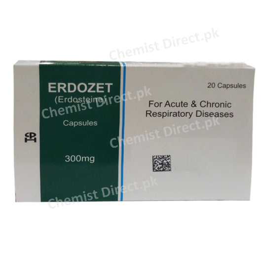 Erdozet Capsule 300mg Asian Continental Pharma Erdosteine