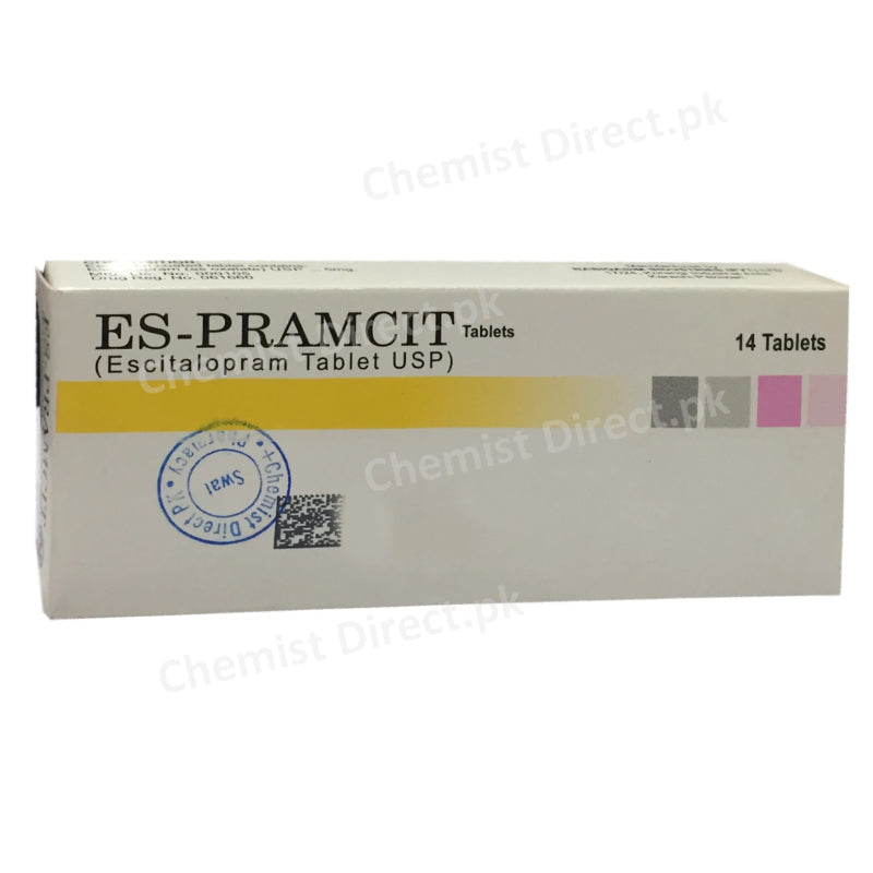 Es Pramcit 5mg Tab Tablet Nabiqasim Industries Pvt ltd Anti Depressant Escitalopram