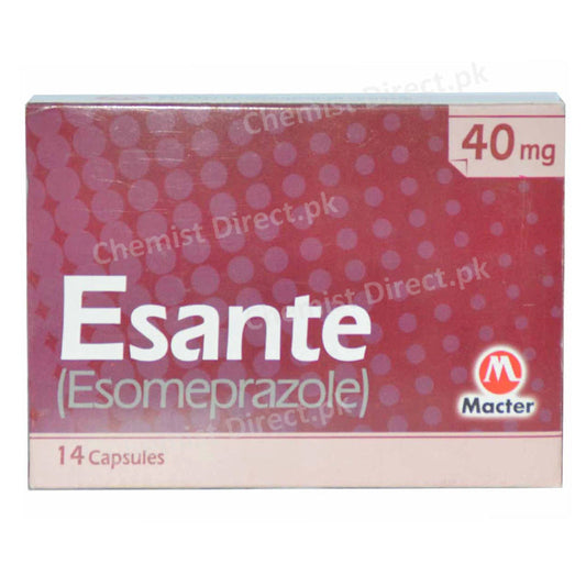 Esante 40mg Cap Capsule Macter International Pvt Ltd Anti Ulcerant Esomeprazole