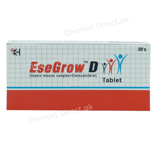 Esegrow D Tab Tablet Barrett Hodgson Pakistan Pvt Ltd Mineral Supplement Ossein Mineral Complex