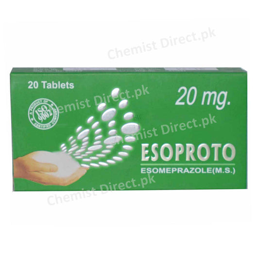 Esoproto 20mg Tab Tabet Wilshire Laboratories Anti Ulcerant Esomeprazole Magnesium