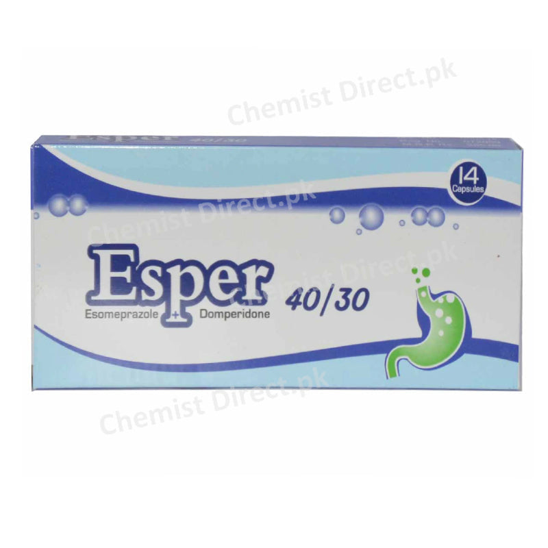 Esper 40/30mg Cap Capsule Everest Pharmaceuticals Esomeprazole+Domperidone