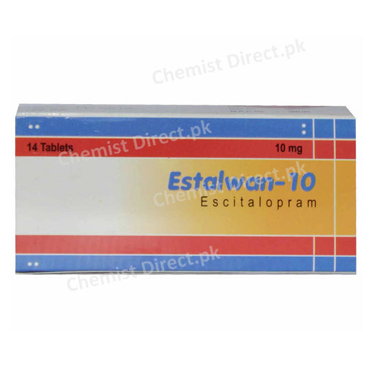 Estalwan 10mg Tab Tablet Swan Pharmaceutical Escitalopram