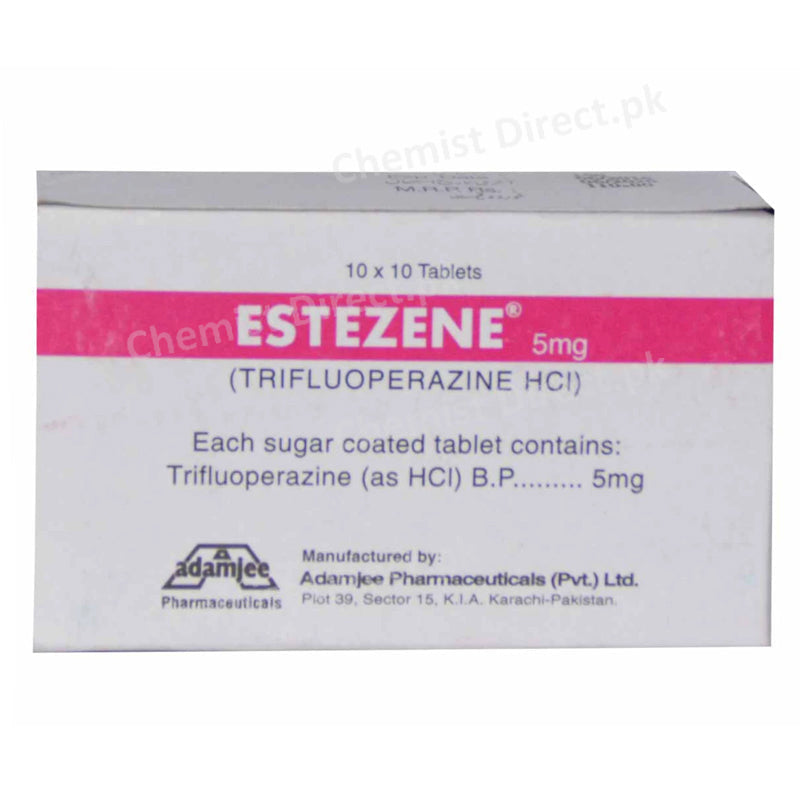 Estezene 5mg Tab Tablet Adamjee Pharma Services Psychosis Tri fluoperazine HCl