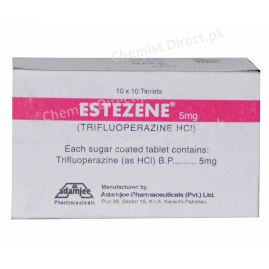 Estezene 5mg Tab Tablet Adamjee Pharma Services Psychosis Tri fluoperazine HCl