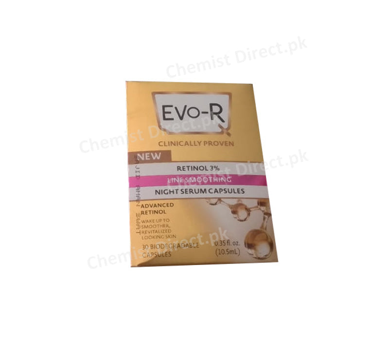 Evo-R Retinol 3% Night Serum 30 Cap Skin Care