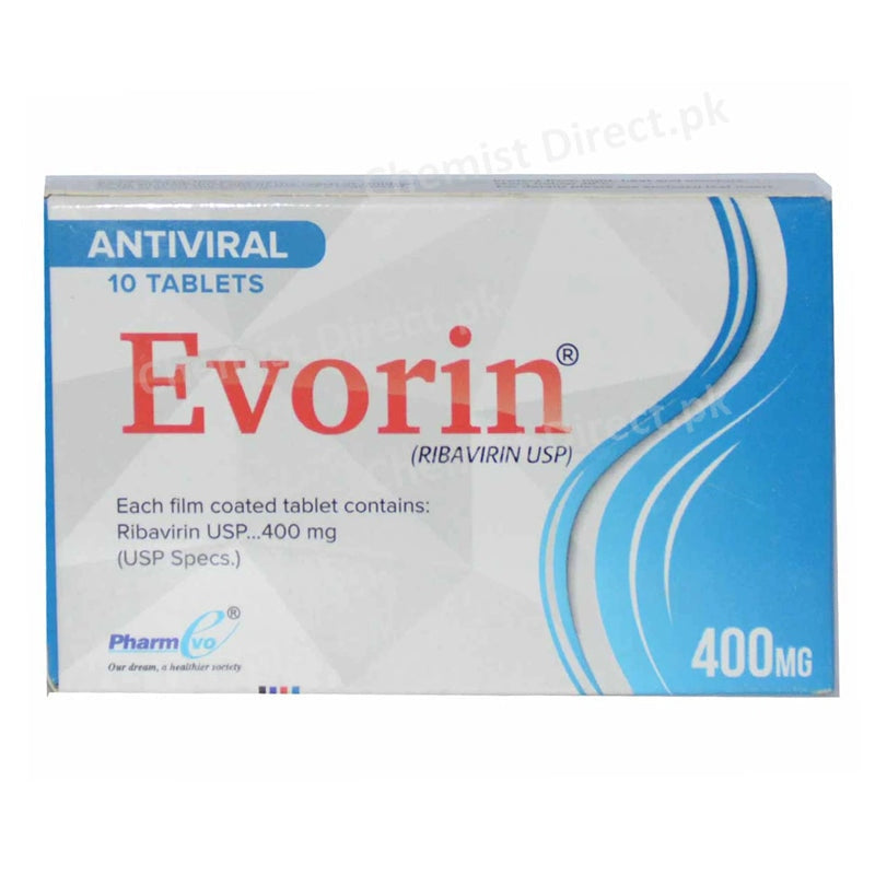 Evorin 400mg Tablet Anti-Viral Pharm Evo Ribavirin