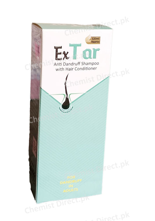 Ex Tar Anti Dandruff Shampoo 120ml Shampoo