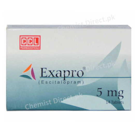 Exapro 5mg Tablet CCL Pharmaceuticals Anti-Depressant Escitalopram