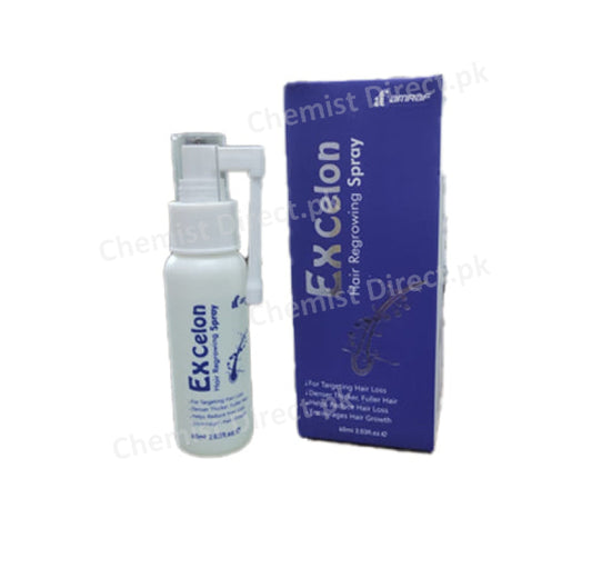 Excelon Hair Regrowing Spray 60Ml Skin Care