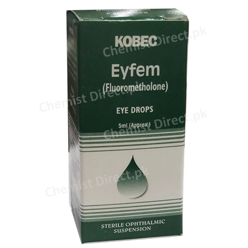 Eyfem Eye Drop 5ml Kobechealth Sciences Corticosteroids Fluorometholone