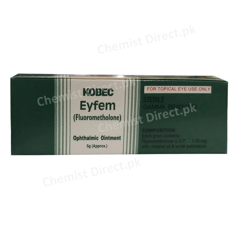 Eyfem Eye Ointment 5gram Corticosteroids Fluorometholone Kobec health Sciences