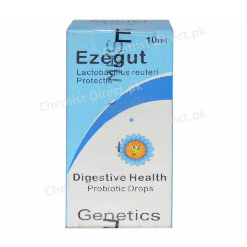 Ezegut 10ml Drop Genetics Pharmaceuticals Probiotics lactobacillus Reuteri Protectis