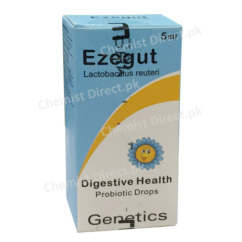 Ezegut 5ml Drop Genetics Pharmaceuticals Probiotics lactobacillus Reuteri Protectis