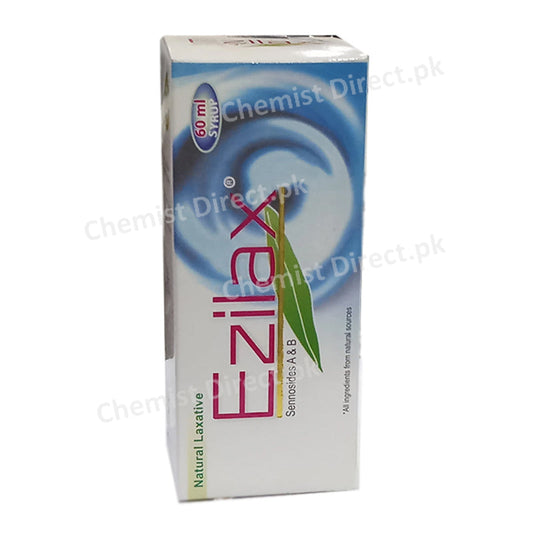 Ezilax Syrup 60ml Himont Pharmaceutical Laxatives Contains Extract from Senna Leaves