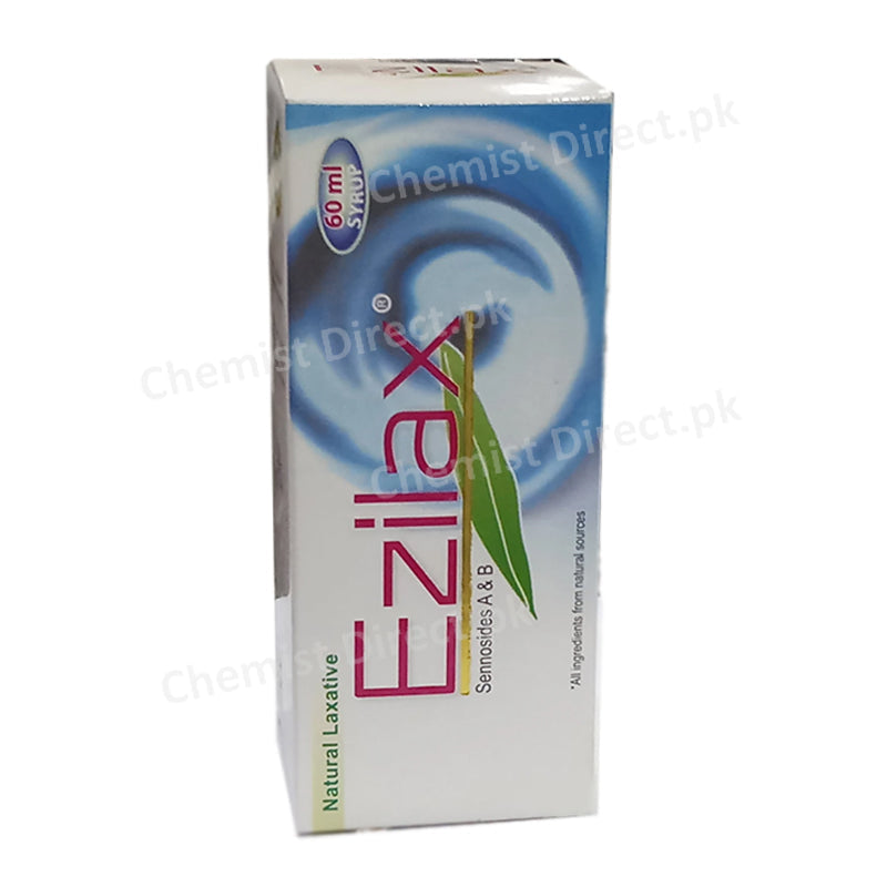 Ezilax Syrup 60ml Himont Pharmaceutical Laxatives Contains Extract from Senna Leaves