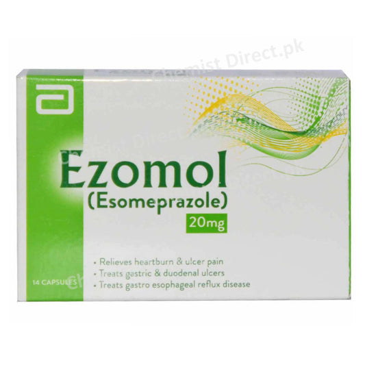 Ezomol 20mg Capsule Abbott Laboratories Anti-Ulcerant Esomeprazole