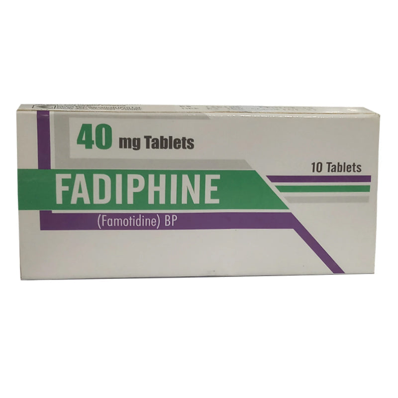 Fadiphine 40mg Tablet Famotidine Anti-Ulcerant Global Pharma