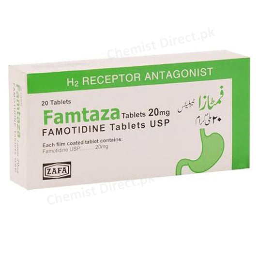 Famtaza 20mg-Tab-Tablet Zafa Pharma Anti Ulcerant Famotidine
