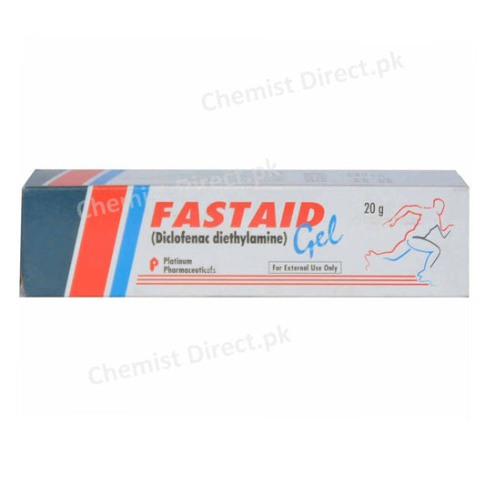 Fastaid Gel 20g Platinum Pharmaceuticals Pvt Ltd Nsaid Diclofenac Sodium 