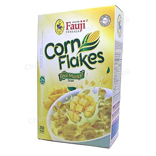 Fauji Corn Flakes Real Mango 250Gm Food