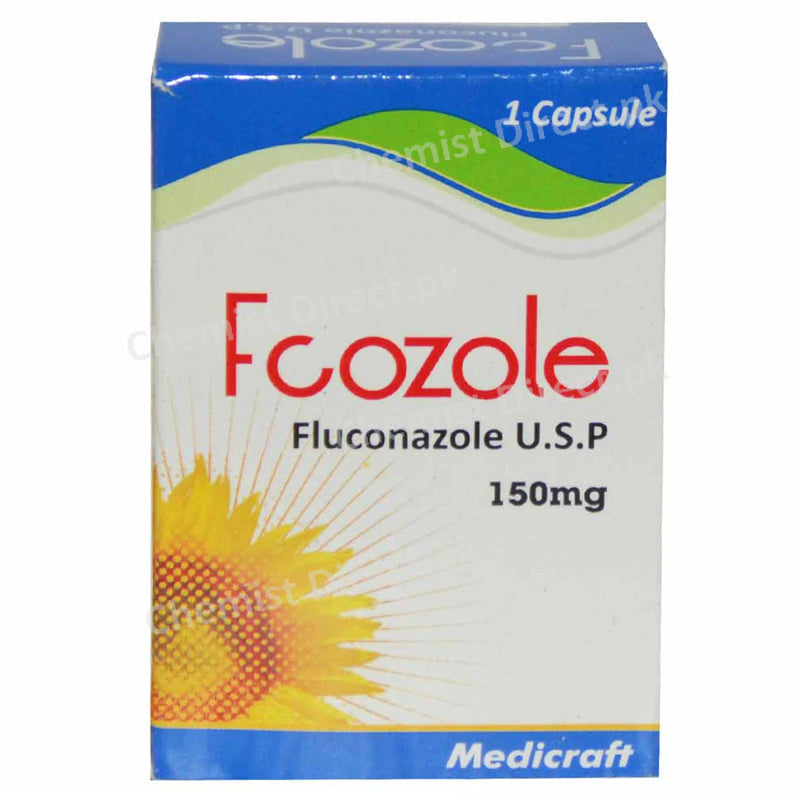 Fcozole 150mg cap Capsule Medicraft Pharmaceutical Pvt Ltd Anti Fungal Fluconazole